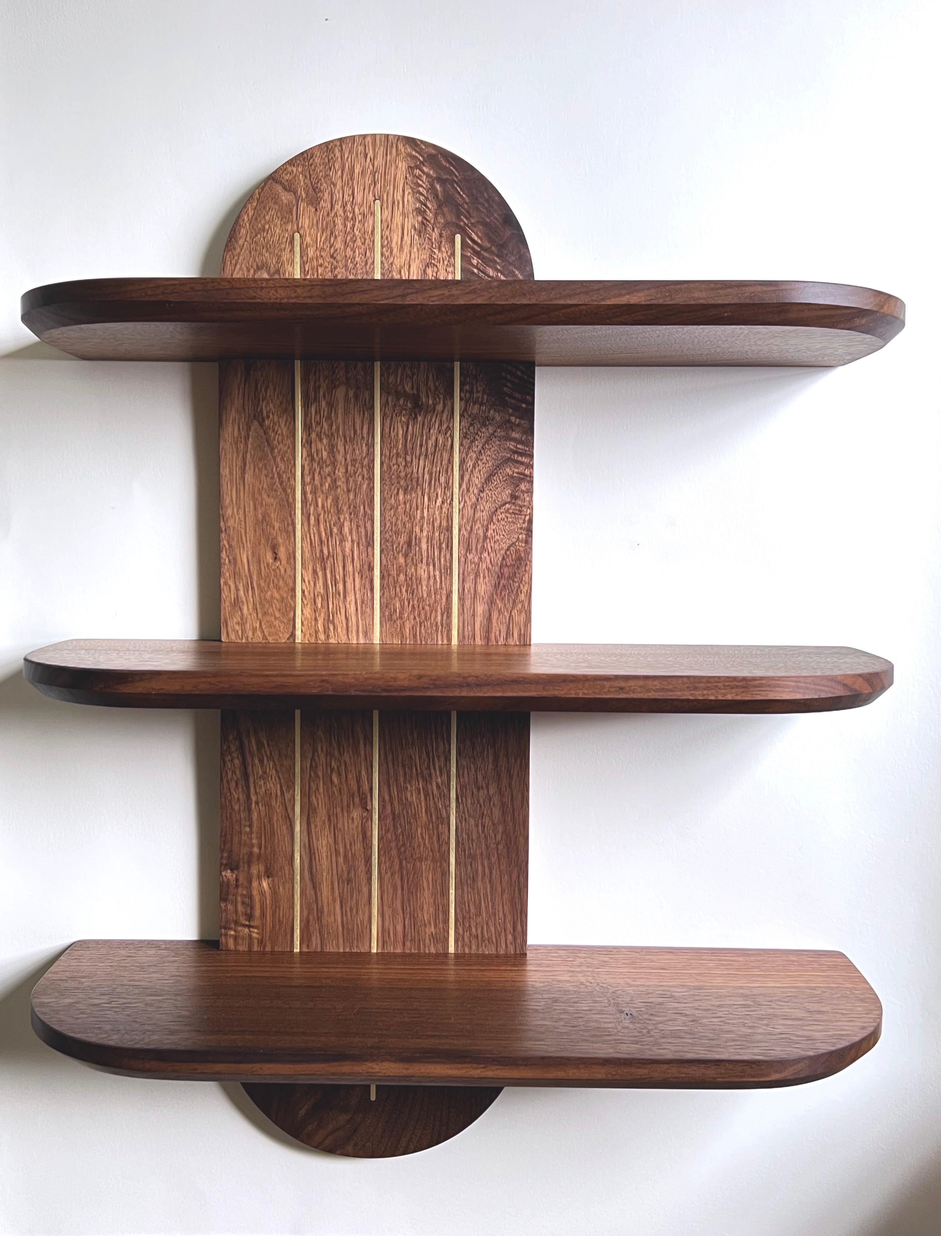 Mid century deals wall shelving unit